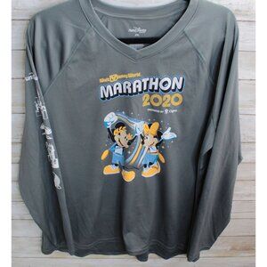 Walt Disney World‎ Run Marathon 2020,  2XL, Long Sleeve VNec